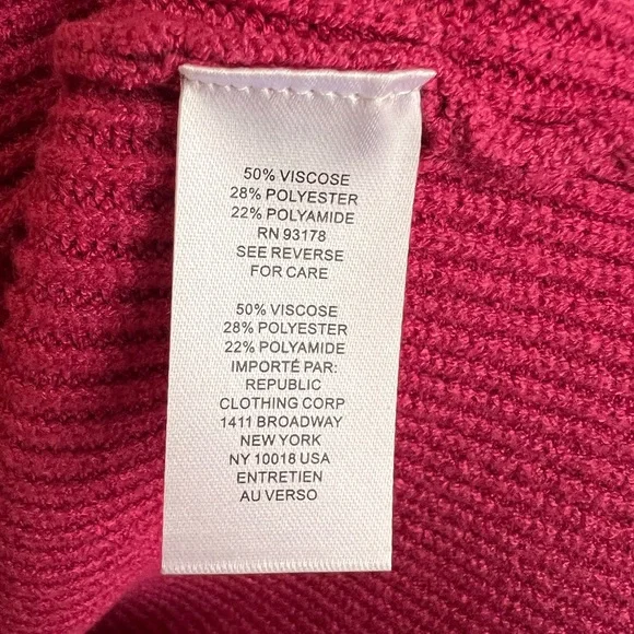 Boho Romantic Scoop Neck Magenta Sweater - Picture 5 of 5